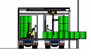 vatenlogistiek ontladen vrachtwagens